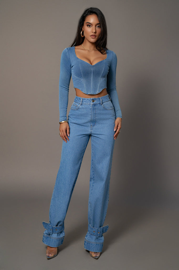 Medium Wash Sissel Denim Jeans