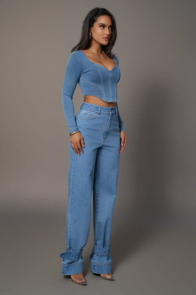Medium Wash Sissel Denim Jeans