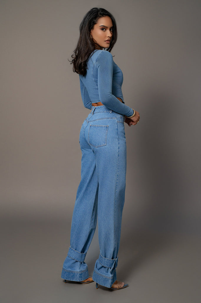Medium Wash Sissel Denim Jeans