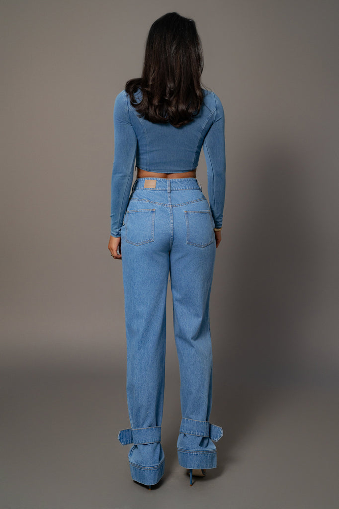 Medium Wash Sissel Denim Jeans