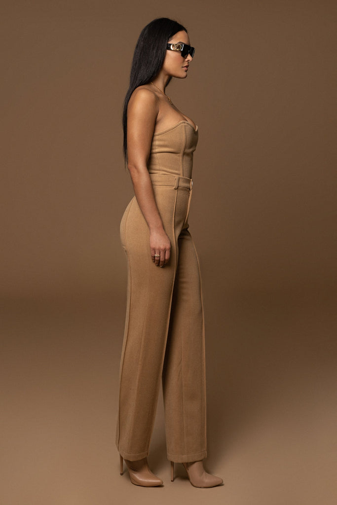 Beige STAY SHARP TROUSER