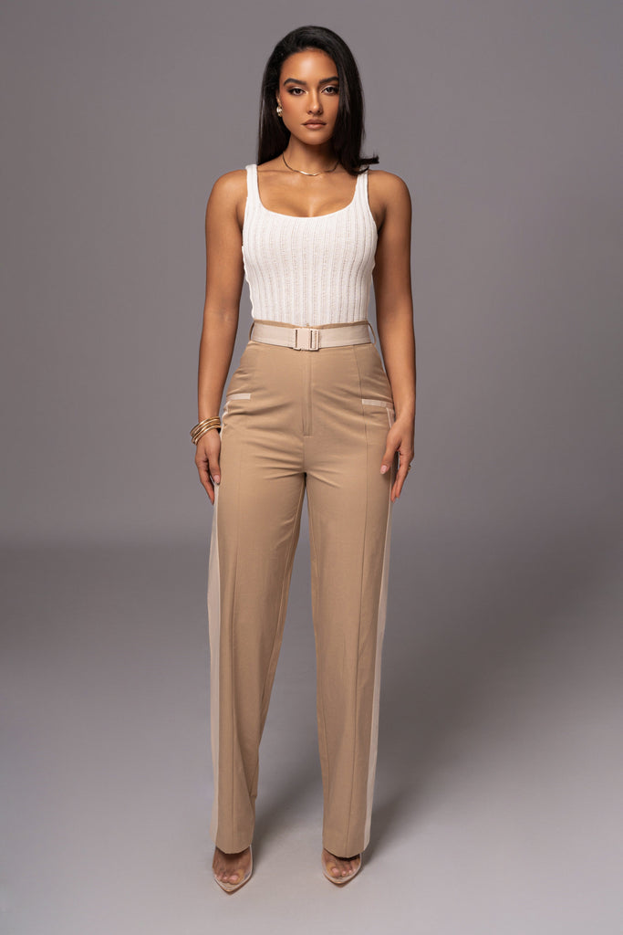 Khaki For The Moment Pants