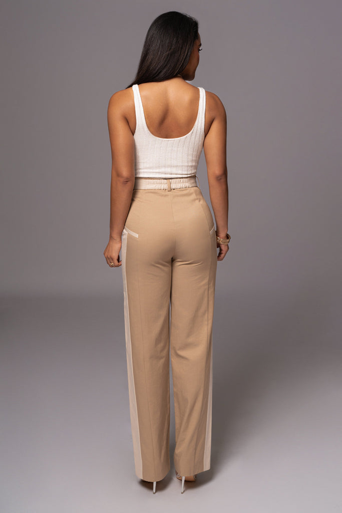 Khaki For The Moment Pants