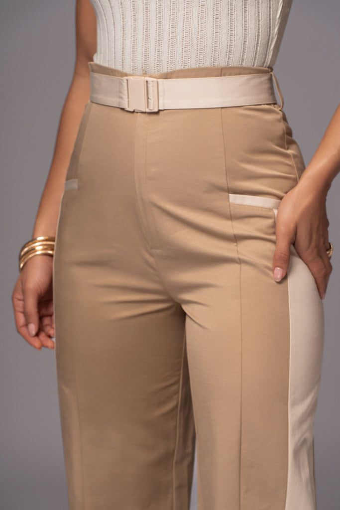 Khaki For The Moment Pants