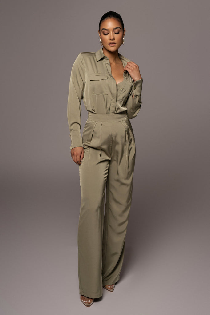 Olive Candice Trousers