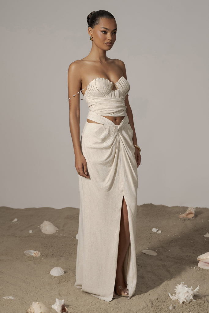 Natural Dreamland Linen Skirt