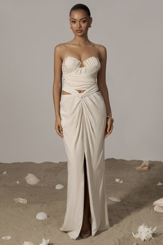 Natural Dreamland Linen Skirt