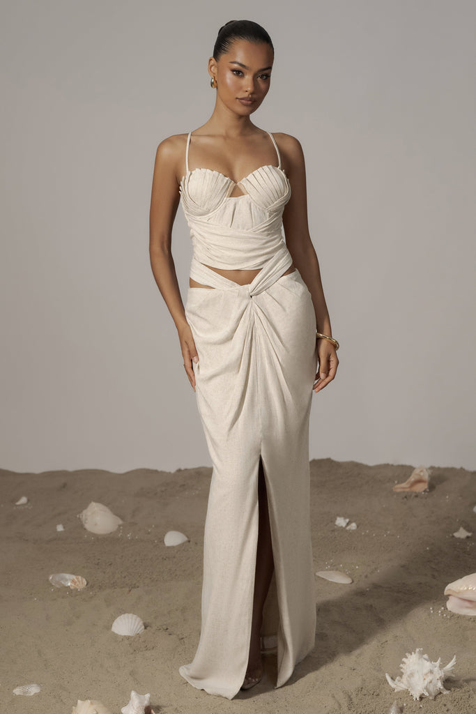 Natural Dreamland Linen Skirt