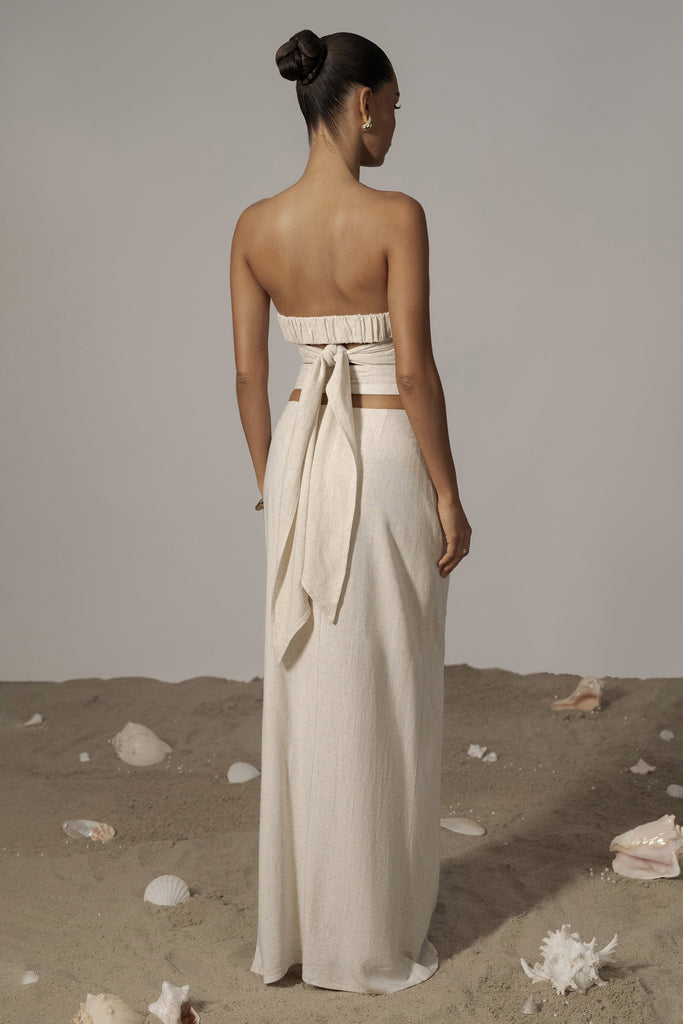 Natural Dreamland Linen Skirt