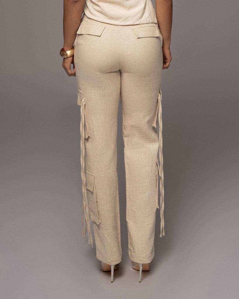 Natural Better Half Linen Utility Pants