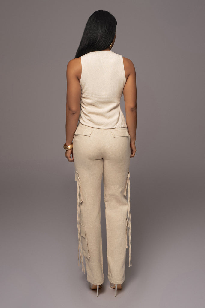 Natural Better Half Linen Utility Pants