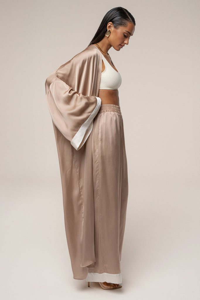 Mocha Jet Set Wide Leg Pants