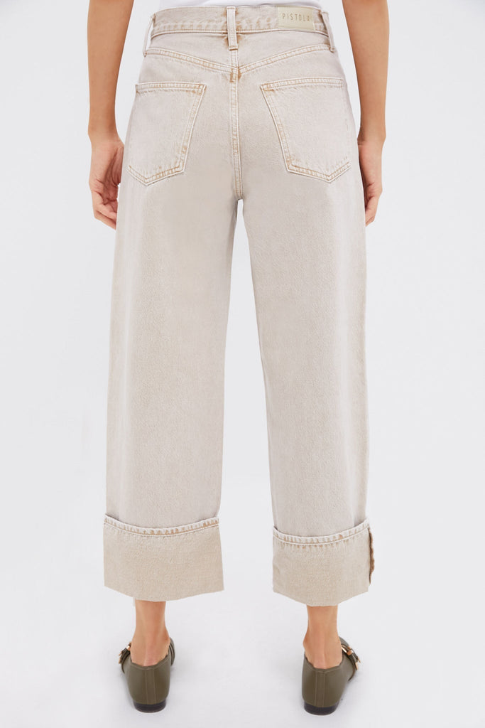 Oat Ryder High Rise Cuffed Straight